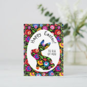 Gewohnter Osterhase, Postkarte (Stehend Vorderseite)