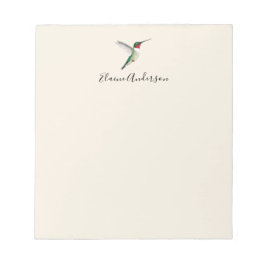 Gewohnter Ruby-throated Hummingbird Notizblock