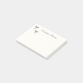 Gewohnter Ruby-throated Hummingbird Post-it Notes Klebezettel (angewinkelt)