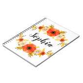 Gewohnter Text für Girlanfarbenkorallen Notizblock (Linke Seite)