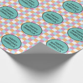 Gewohnter Text Geschenkpapier (Ecke)