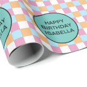 Gewohnter Text Geschenkpapier (Rolleneckpunkt)