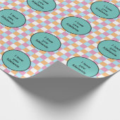 Gewohnter Text Geschenkpapier (Ecke)