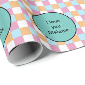 Gewohnter Text Geschenkpapier (Rolleneckpunkt)