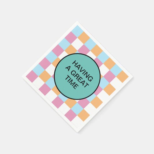 Gewohnter Text Serviette (Ecke)