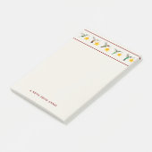 Gewohnter Urlaub Hummingvögel Post-it Klebezettel (angewinkelt)