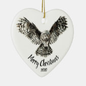 Gewohnter Weihnachtsblitz Keramik Ornament (Rechts)