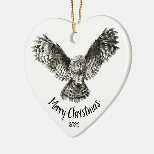 Gewohnter Weihnachtsblitz Keramik Ornament (Links)