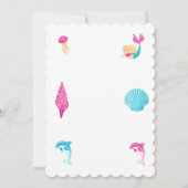 Gewohnter Zauber unter dem Meer Königreich Einladung (Rückseite)