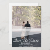 Gewohntes Foto - Einladung (Vorne/Hinten)