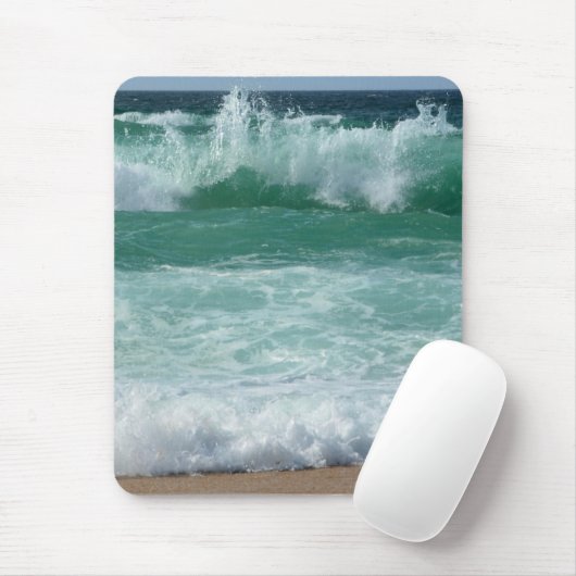 Gewohntes Seascape Sea Waves Beach Trendy Mousepad (Mit Mouse)