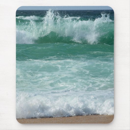 Gewohntes Seascape Sea Waves Beach Trendy Mousepad (Vorne)