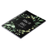 Gewohntes Wachstum in einer Christlichen Wasserfar Notizblock (Linke Seite)