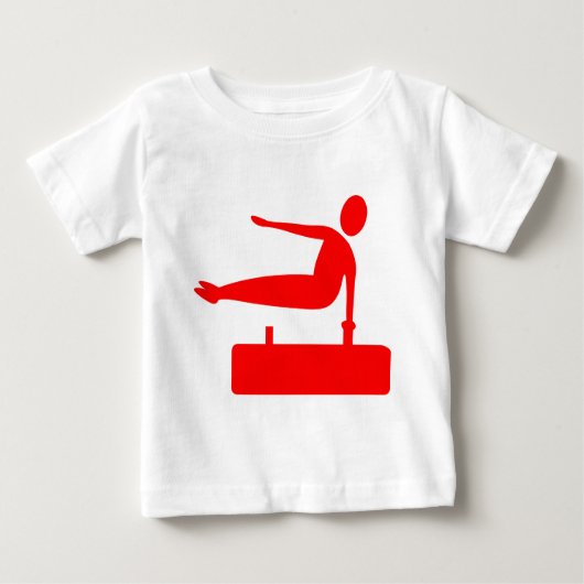 Gewölbe Abbildung: Rot Baby T-shirt (Vorderseite)