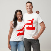 Gewölbe Abbildung: Rot T-Shirt (Unisex)
