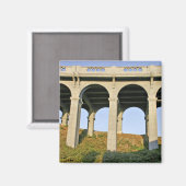 Gewölbte Stützen der Patterson Memorial Bridge Magnet (Vorderseite/Rückseite)