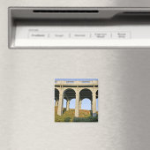 Gewölbte Stützen der Patterson Memorial Bridge Magnet (In Situ (Geschirrspüler))