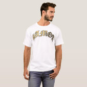 Gewölbtes SAMOA-INSELN Gold T-Shirt (Vorne ganz)