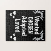 Gewollt Adoptiert Adoption Puzzle (Horizontal)