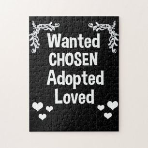 Gewollt Adoptiert Adoption Puzzle