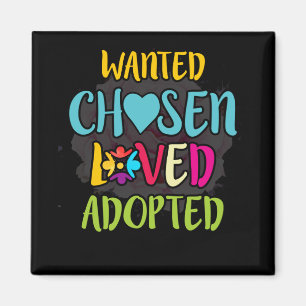Gewollt Adoptiert Magnet