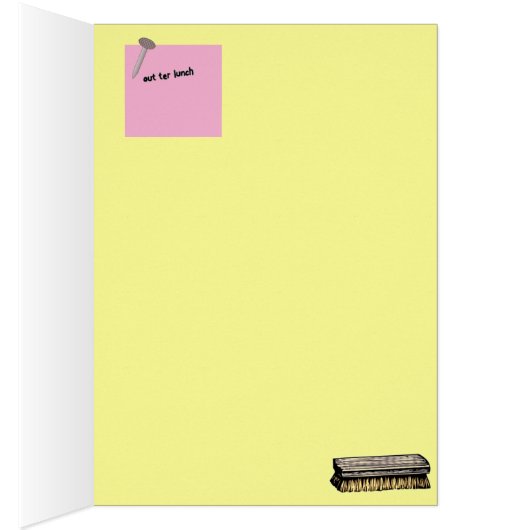 "Gewollt Auftrag: HAUS-KEEPER" (Innen (Rechts))