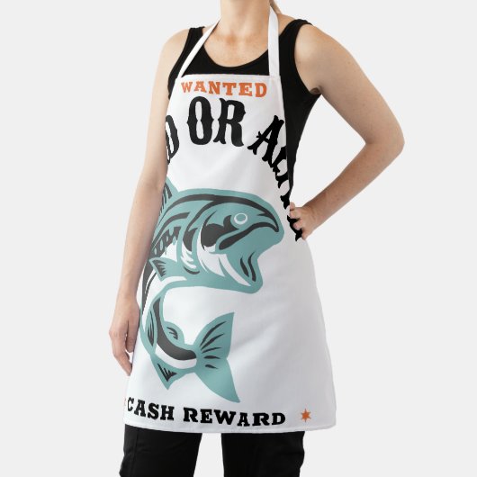 Gewollt Bargeldbelohnung für Tote oder Lebende Schürze (InSitu)