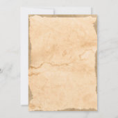 Gewollt Birthday Boy Country Western Einladung (Rückseite)