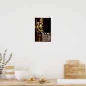 Gewollt Bücher Poster (Küche)