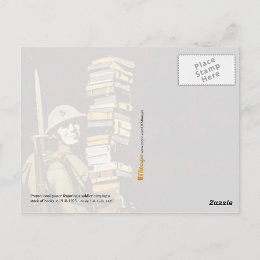 Gewollt Bücher Postkarte (Rückseite)