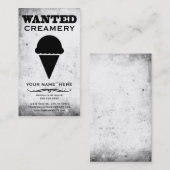 gewollt: Creamery Visitenkarte (Vorne/Hinten)