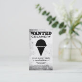 gewollt: Creamery Visitenkarte (Stehend Vorderseite)