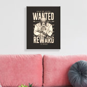 Gewollt Dead oder Live Mafia Canvas Print Leinwanddruck (Insitu (Wohnzimmer))