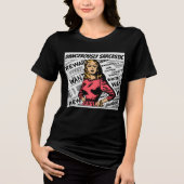 Gewollt: Ein Mädchen, so gefährlich sarkastisch Tri-Blend Shirt (Vorderseite)