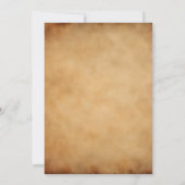 Gewollt Einladung zum Geburtstag, Western Erwachse (Rückseite)