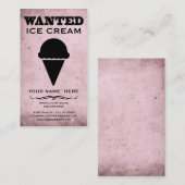 gewollt: Eis Visitenkarte (Vorne/Hinten)