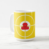 Gewollt Fella Coffee Tasse! Kaffeetasse (Vorderseite Links)