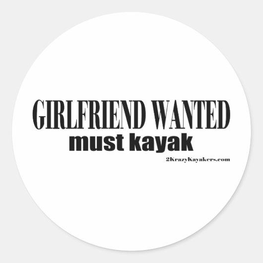 gewollt Freundin Runder Aufkleber (Vorderseite)