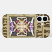 Gewollt Frieden Case-Mate iPhone Hülle (Rückseite (Horizontal))