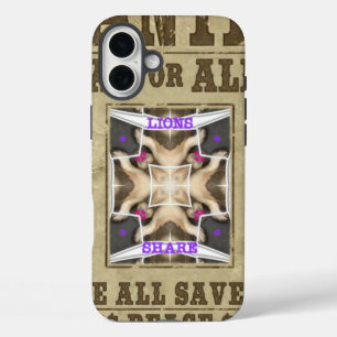 Gewollt Frieden iPhone 16 Plus Hülle