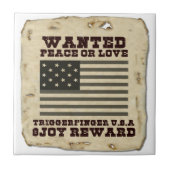 Gewollt Frieden Fliese (Vorderseite)