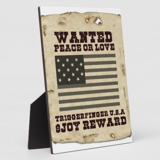 Gewollt Frieden Fotoplatte (Seite)