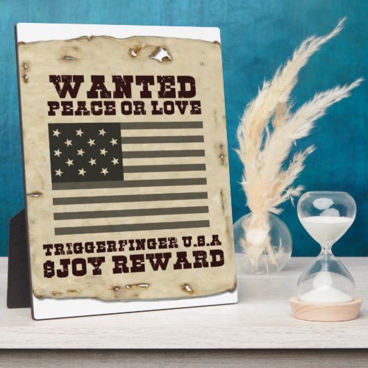 Gewollt Frieden Fotoplatte (Seite)