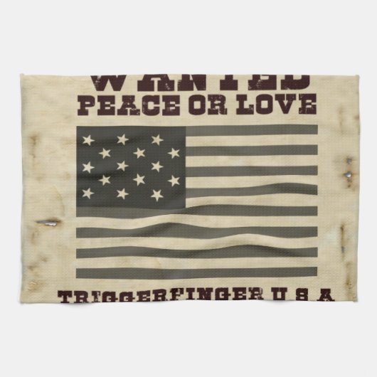 Gewollt Frieden Handtuch (Horizontal)