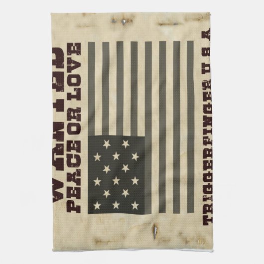 Gewollt Frieden Handtuch (Vertikal)