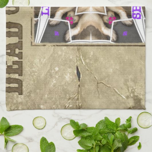 Gewollt Frieden Küchentuch (Gefaltet)