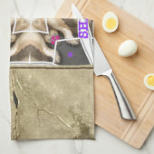 Gewollt Frieden Küchentuch (Viertel Falte)