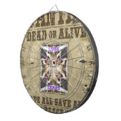 Gewollt Frieden, Liebe und Inspiration: Harmonie v Dartscheibe (Vorderseite rechts)