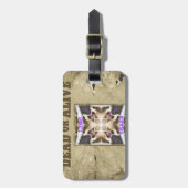 Gewollt Frieden, Liebe und Inspiration: Harmonie v Gepäckanhänger (Vorderseite vertikal)