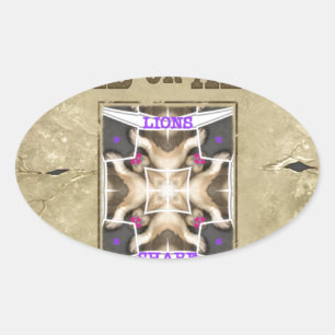 Gewollt Frieden, Liebe und Inspiration: Harmonie v Ovaler Aufkleber